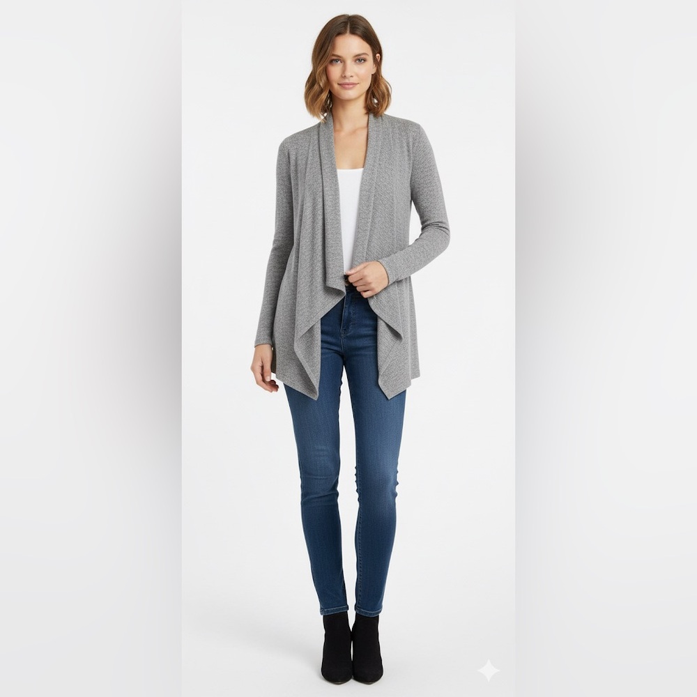 Express Heather Gray Women's Cardigan